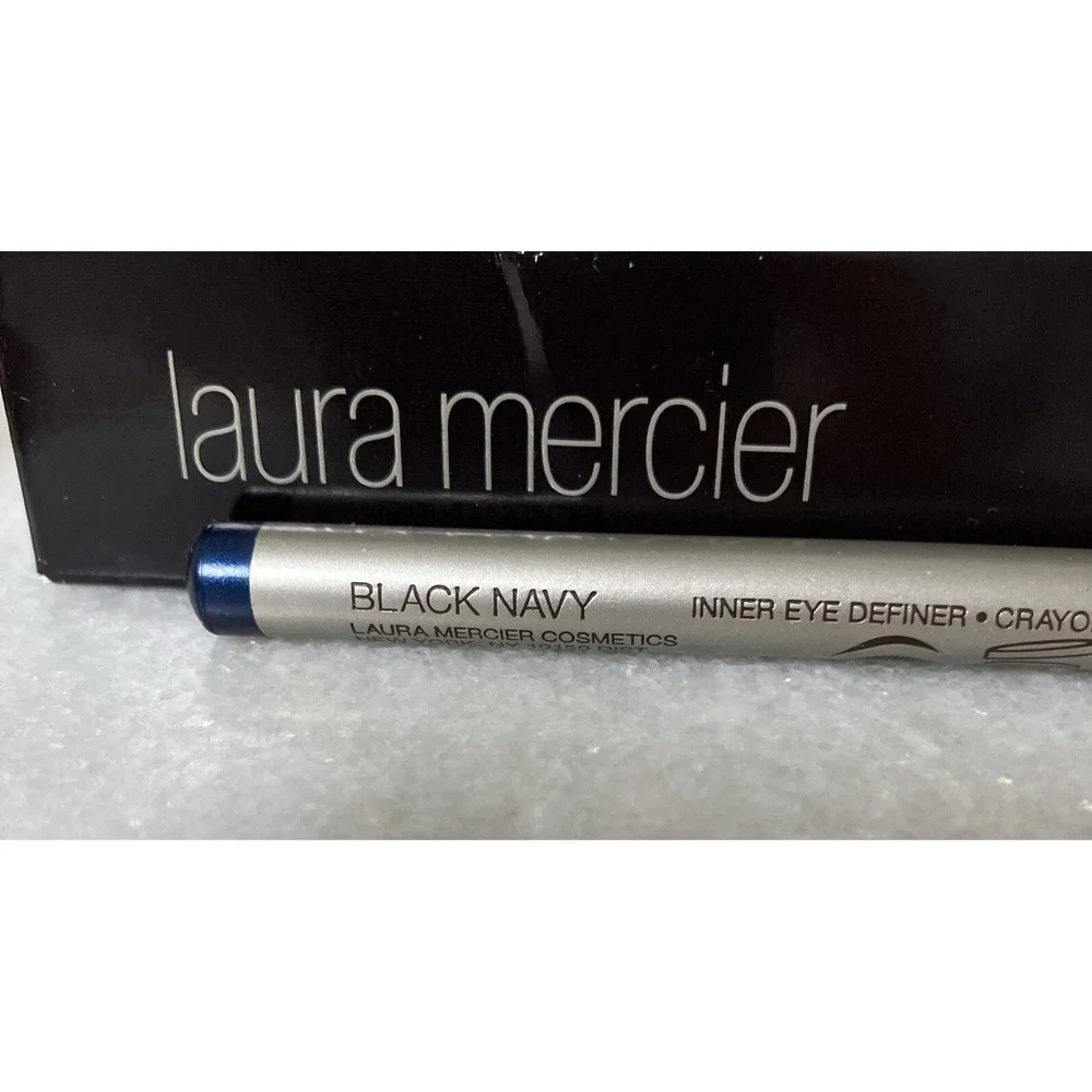 Laura Mercier Inner Eye Definer BLACK NAVY NEW 0.04oz.